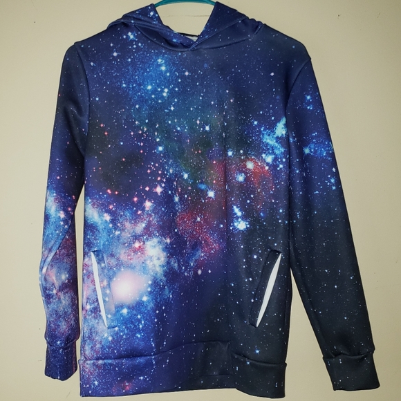 blue galaxy hoodie